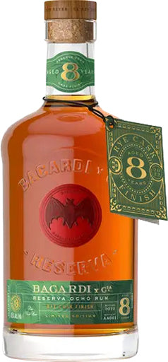 Bacardi Reserva Ocho 8 Year Old Rye Cask Finish Rum 750ml