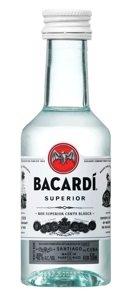 afgår Udøve sport Smidighed Bacardi Light 50ml – Mission Wine & Spirits