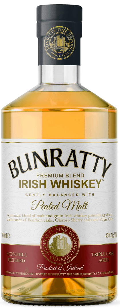Bunratty Triple Cask Peated Irish Whiskey 750ml-0