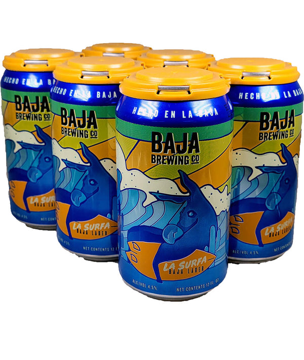 Baja Brewing Co La Surfa Baja Lager 6pk Cans