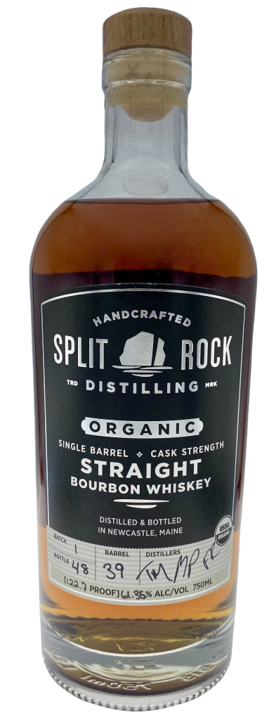 Split Rock Single Barrel Cask Strength Bourbon Whiskey 750ml