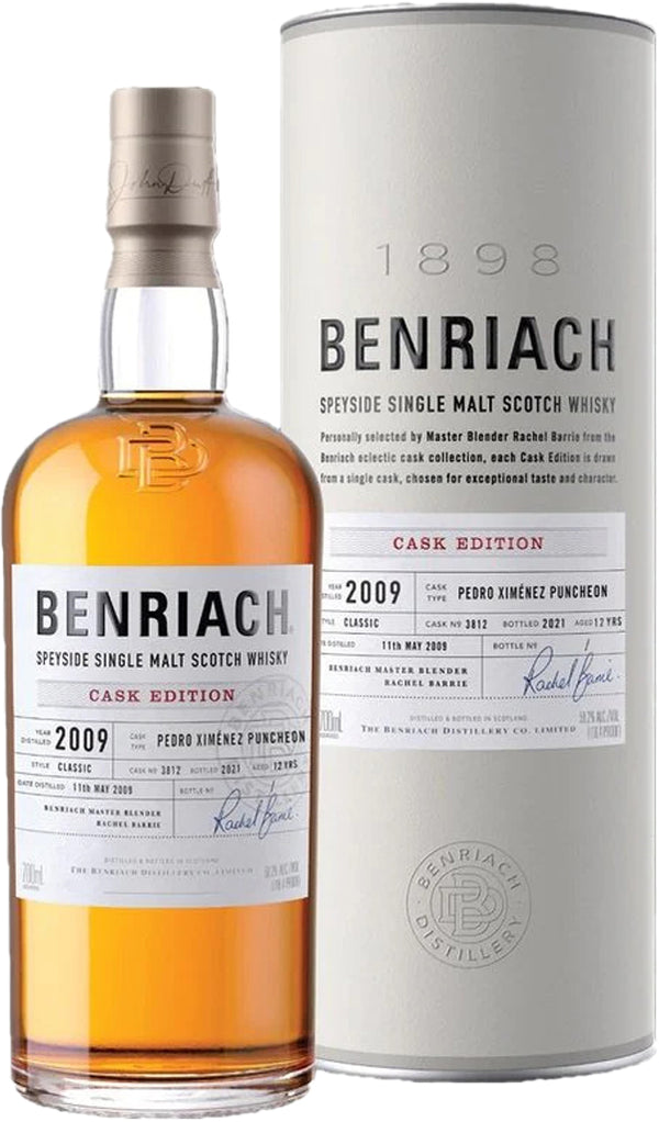 Benriach Cask Edition 12 Year Old Single Malt Whisky 2009 700ml