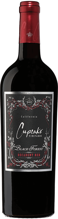 Cupcake Black Forest Decadent Red 750ml-0