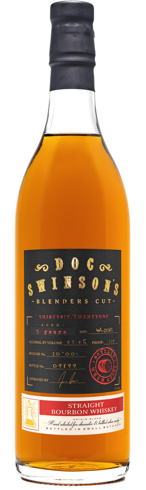 Doc Swinson Blender's Cut Bourbon Whiskey 750ml
