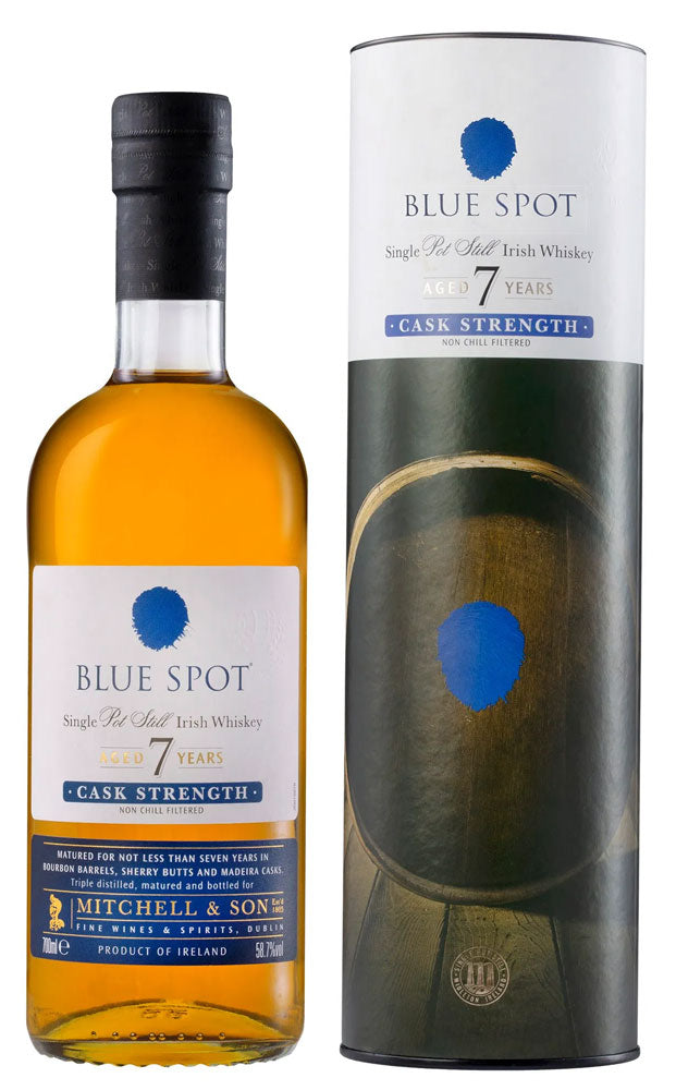 Blue Spot Irish Whiskey Cask Strength 7 Year Old 750ml-0