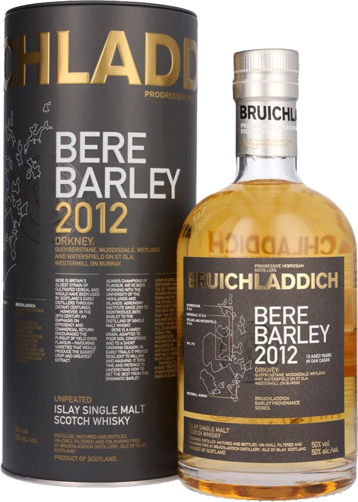 Bruichladdich Bere Barley Single Malt Whisky 2012 750ml-0