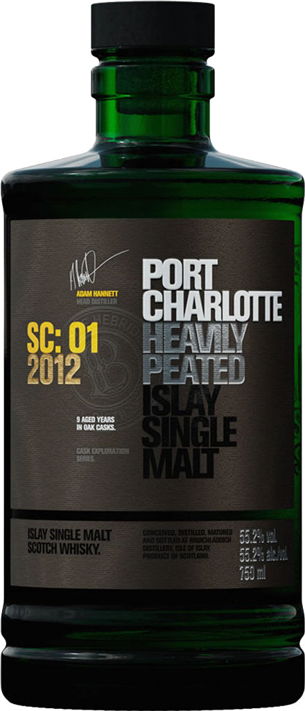 Bruichladdich Port Charlotte SC:01 Scottish Barley Heavily Peated Single Malt Whisky 750ml (LIMIT 1)