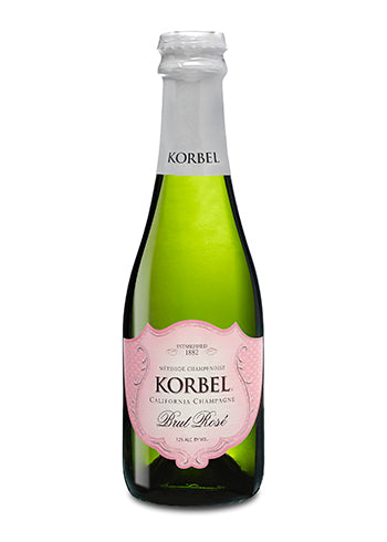 Korbel Brut Rose Crown Top Cap 187ml-0