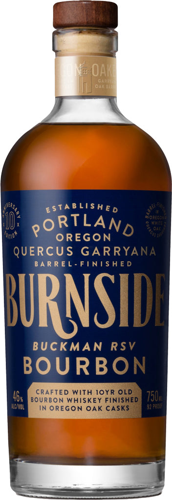 Burnside Buckman RSV 10 Yr. Old Bourbon Whiskey 750ml-0