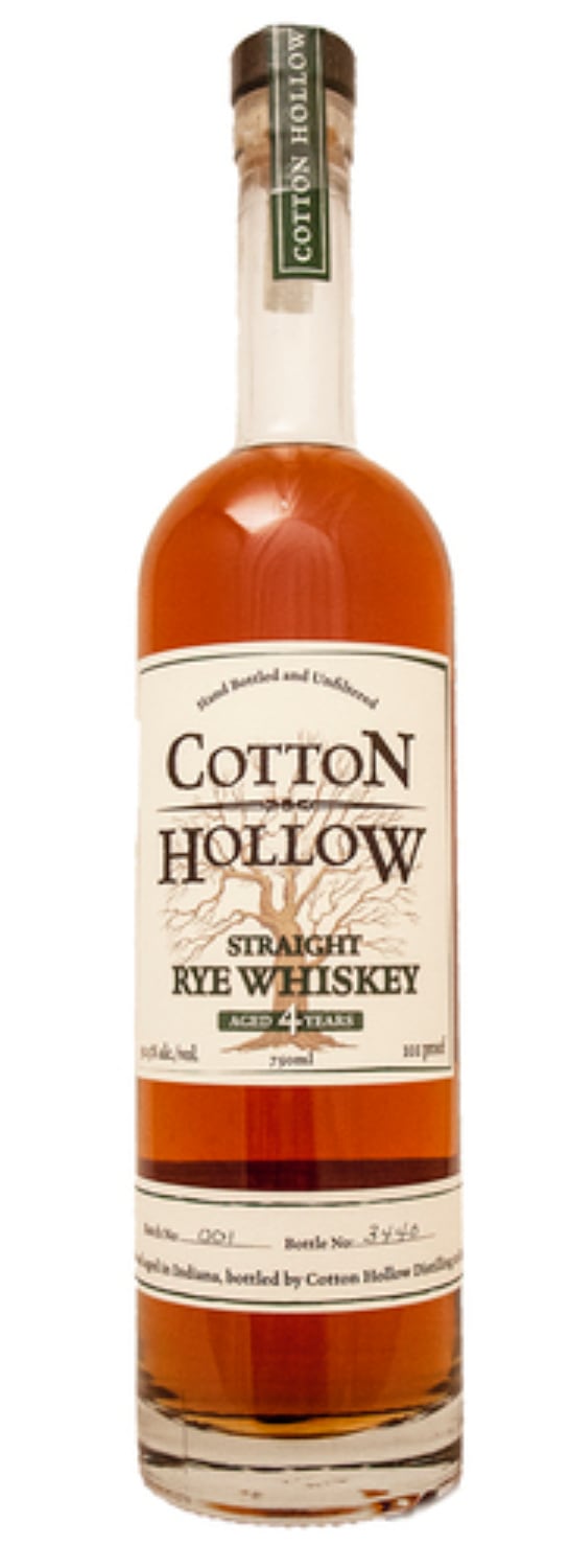 Cotton Hollow Straight Rye Whiskey 4Yr 750ml