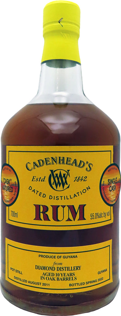 Cadenhead Guyana Diamond Rum 2011 10 Year Old 700ml-0