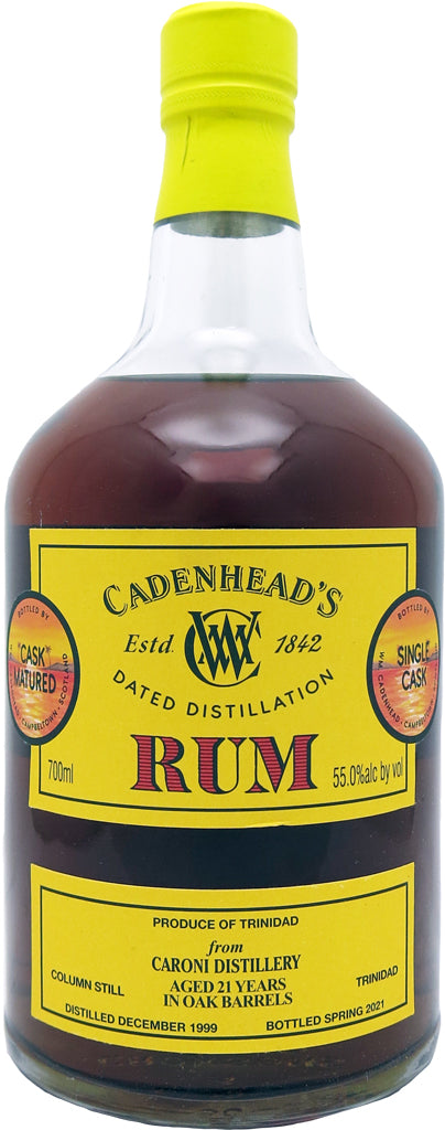 Cadenhead's Caroni Trinidad 21 Year Old Rum 700ml-0