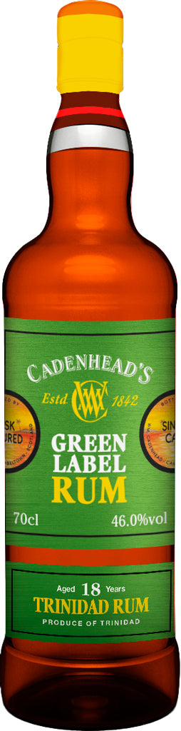 Cadenhead's Green Label 18 Years Old Trinidad Rum 700ml-0