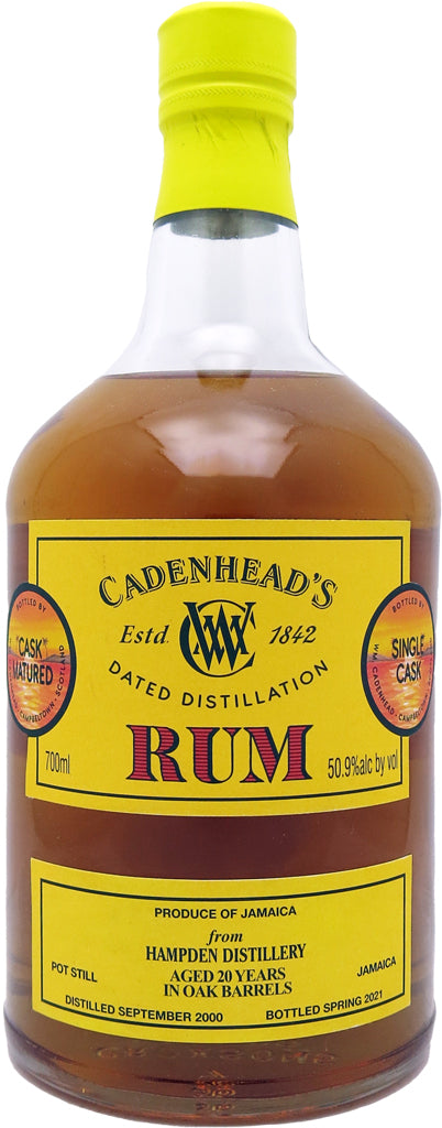 Cadenhead's Hampden 20 Years Old Rum 700ml-0