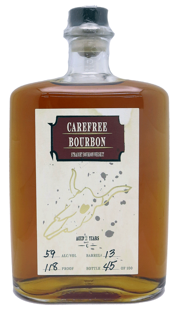 Carefree Barrel Proof Bourbon Whiskey  750ml
