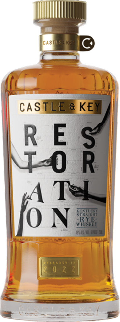 Castle & Key Restoration Rye Whiskey 750ml-0