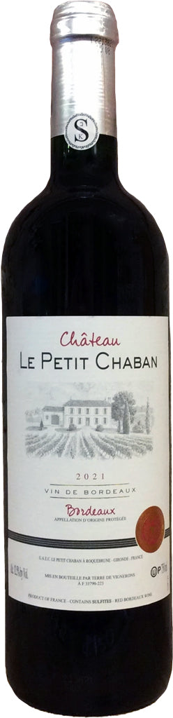 Chateau Le Petit Chaban Vin De Bordeaux 2021 750ml