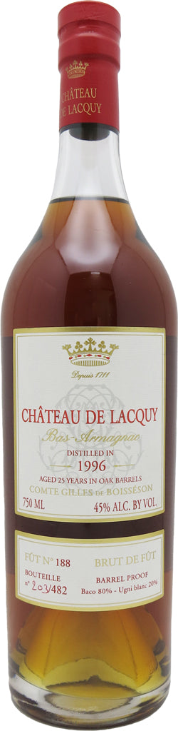 Chateau de Lacquy Armagnac 1996 750ml