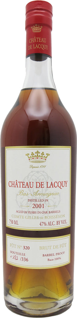Chateau de Lacquy Baco Armagnac 2001 750ml