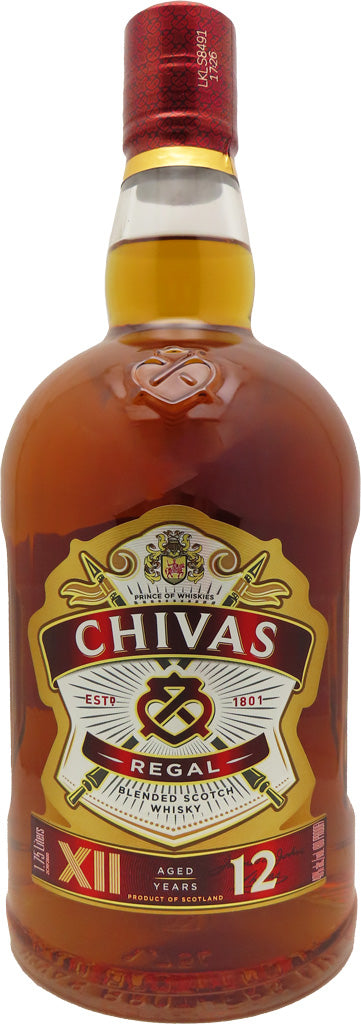 Chivas Regal 12 Year Old Blended Scotch Whisky 1.75L