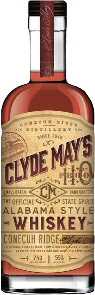 Clyde May's Special Reserve Alabama Style Whiskey 110 Proof 750ml-0