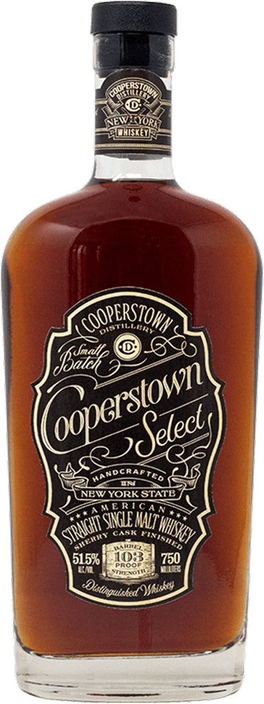 Cooperstown Select Straight Single Malt Whiskey 750ml