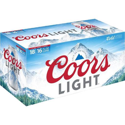 Coors Light 18pk Cans