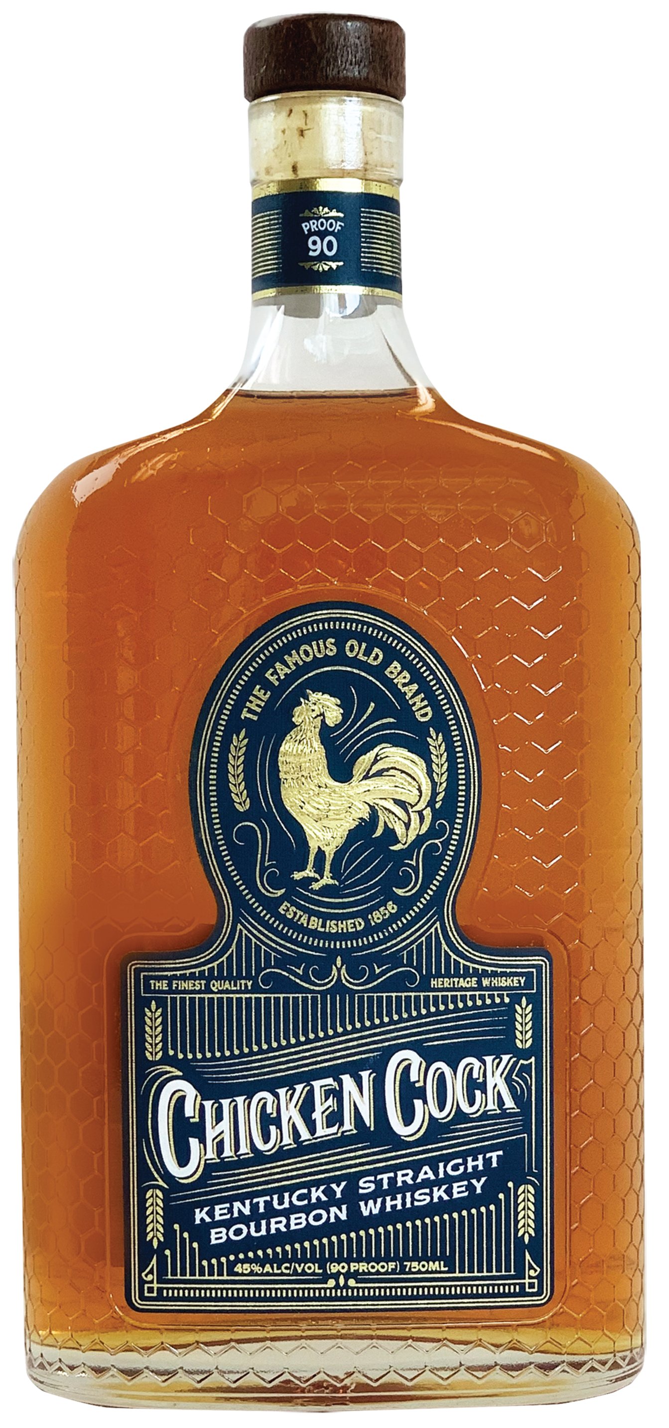 Chicken Cock Kentucky Straight Bourbon Whiskey 750ml-0