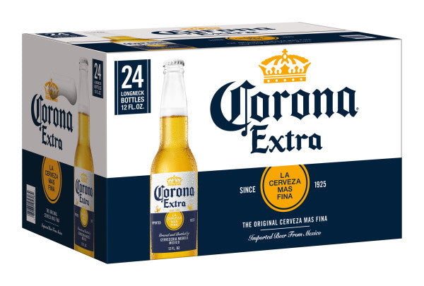 Corona Extra Beer 24pk Bottles-0