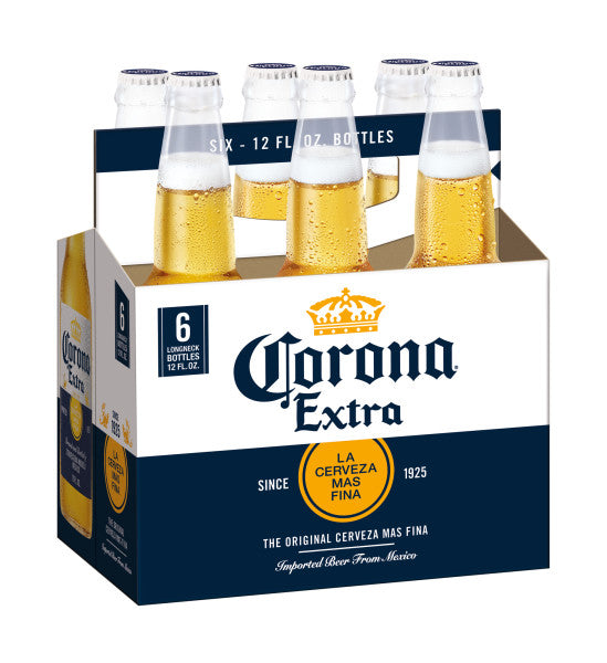 Corona Extra Beer 6pk Bottles-0