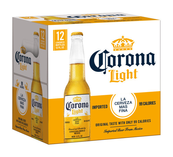 Corona Light Beer 12pk Bottles