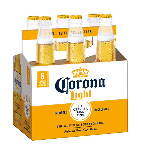 Corona Light Beer 6pk Bottles-0