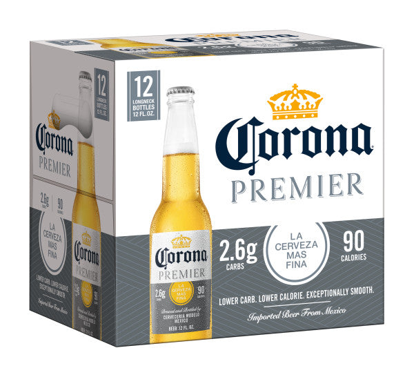 Corona Premier Beer Low Carb 12pk Btls