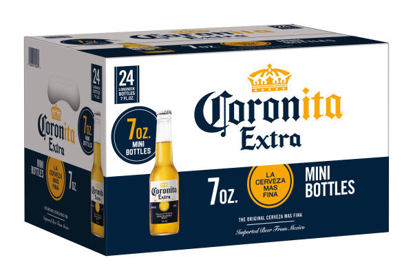 Corona Coronita Extra Beer 24pk Bottles