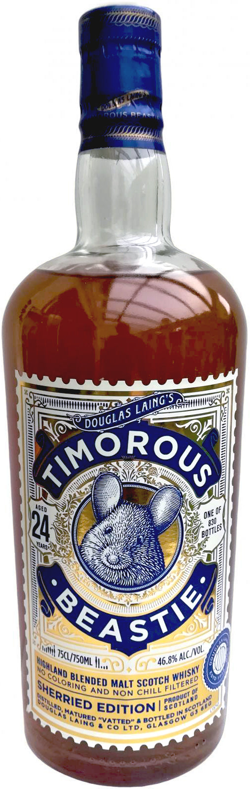 Douglas Laing Timorous Beastie Blended Whiskey 24Yr 750ml-0