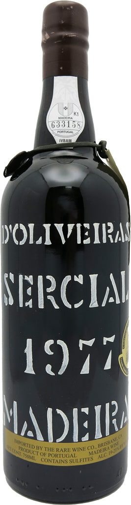 D'Oliveiras Madeira Frasqueira Sercial Dry 1977 750ml