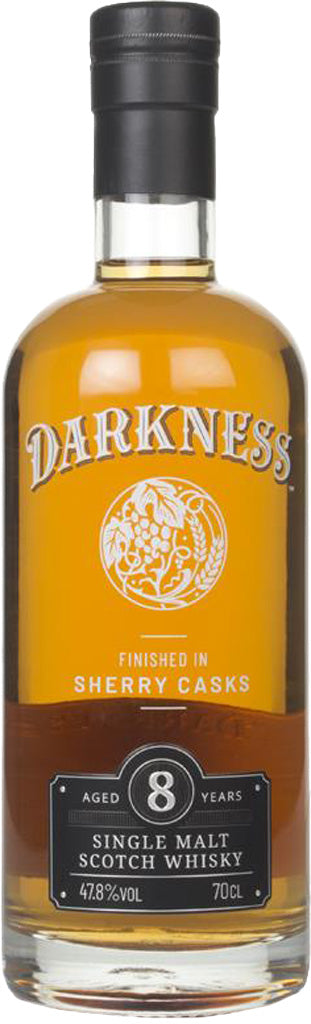 Darkness 8 Year Old Sherry Cask Single Malt Whisky 700ml
