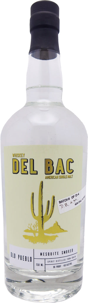 Del Bac Clear Mesquite Smoked Whiskey 750ml-0