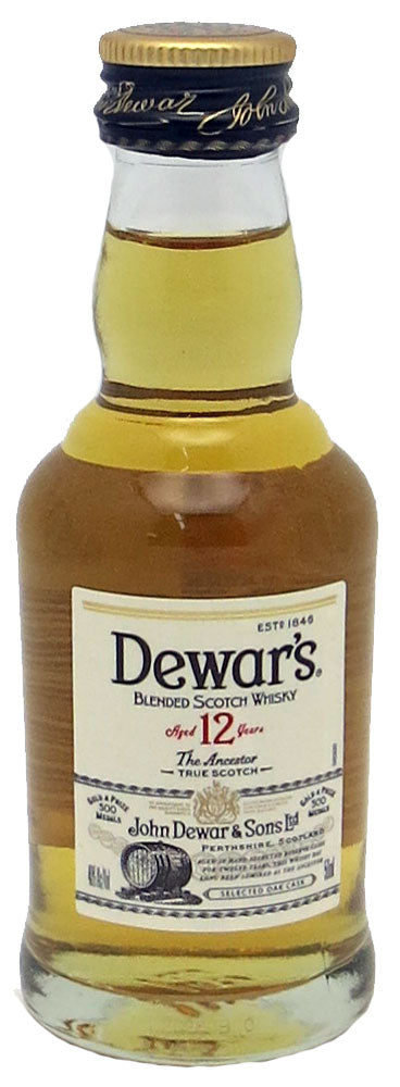 Dewar's 12 Year Old Blended Scotch Whisky 50ml