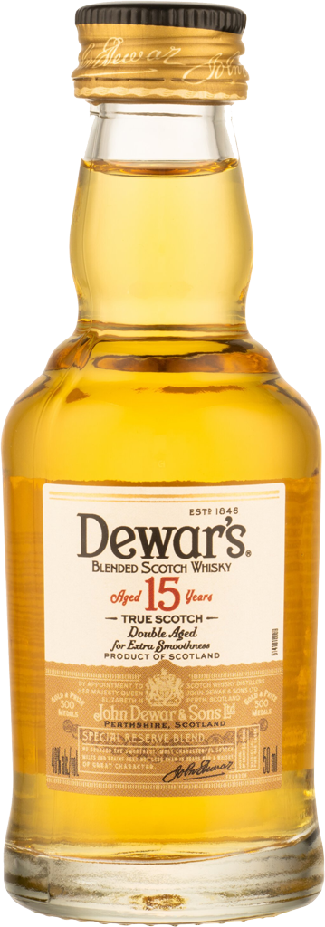 Dewar's 15 Year Old Blended Scotch Whisky 50ml