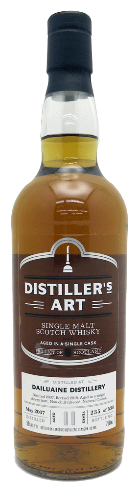 Distiller's Art Dailuaine Single Malt Scotch Whiskey 2007 11yr 750ml-0