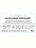 Distiller's Art Inchgower Single Malt Scotch Whiskey 2008 10yr 750ml