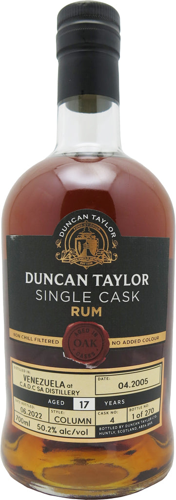 Duncan Taylor C.A.D.C SA Rum 17 Year Old 2005 #4 700ml
