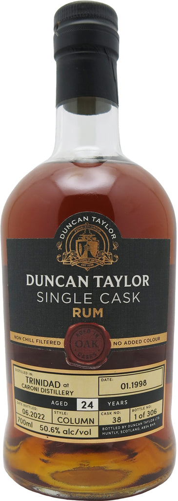 Duncan Taylor Caroni Rum 24 Year Old 1998 #38 700ml-0