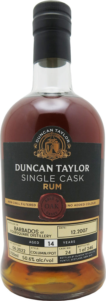Duncan Taylor Foursquare Rum 14 Year Old 2007 #24 700ml-0