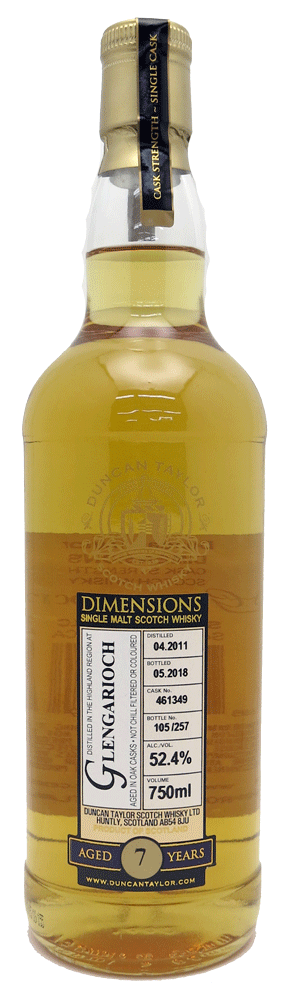 Duncan Taylor Dimensions Glen Garioch 7 Year Old Single Malt Whisky #461349 750ml