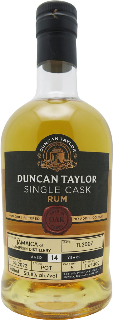 Duncan Taylor Hampden Rum 14 Year Old 2007 Cask #5 700ml-0