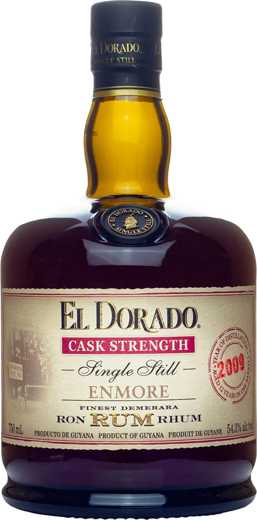 El Dorado Enmore Single Still Cask Strength 12 Year Old Rum 750ml