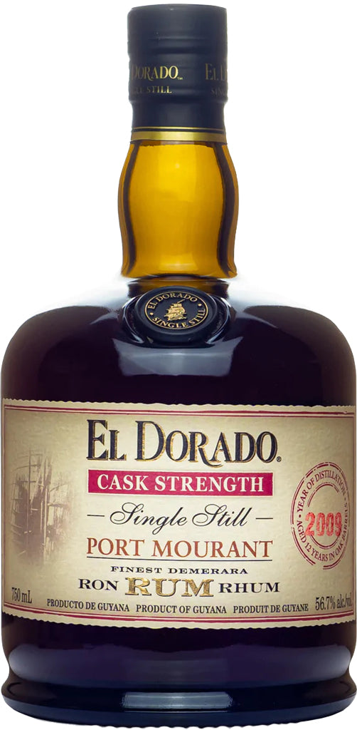 El Dorado Port Mourant Single Still Cask Strength 12 Year Rum 750ml
