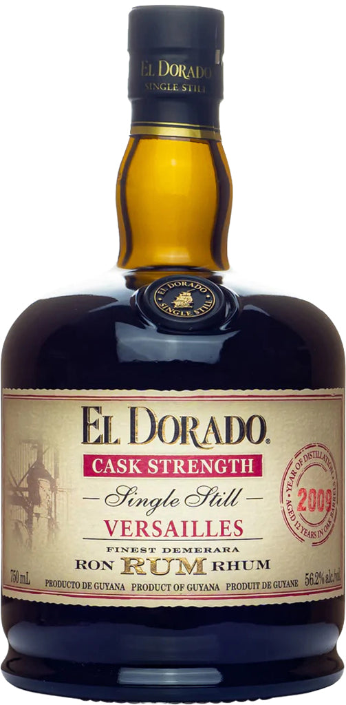 El Dorado Versailles Single Still Cask Strength 12 Year Rum 750ml